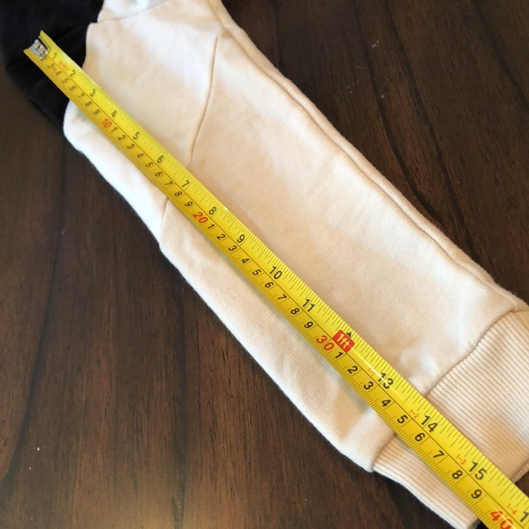 🪄More Than Magic Color blocked White, Cream, Black Hooded Sweatshirt - Picture 8 of 8